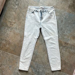 Carly Jean Los Angeles acid washed jeans